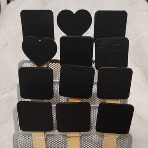 13 Mini Chalkboard Clips